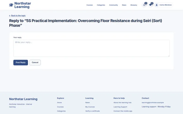 Reply to “5S Practical Implementation: Overcoming Floor Resistance during Seiri (Sort) Phase”