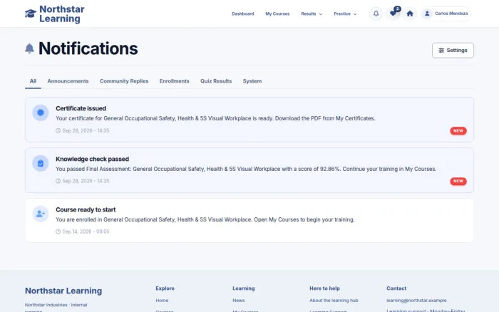 Notifications