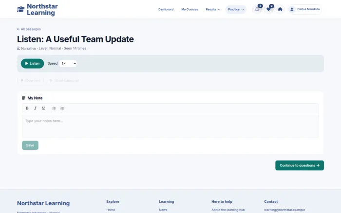 Listen: A Useful Team Update