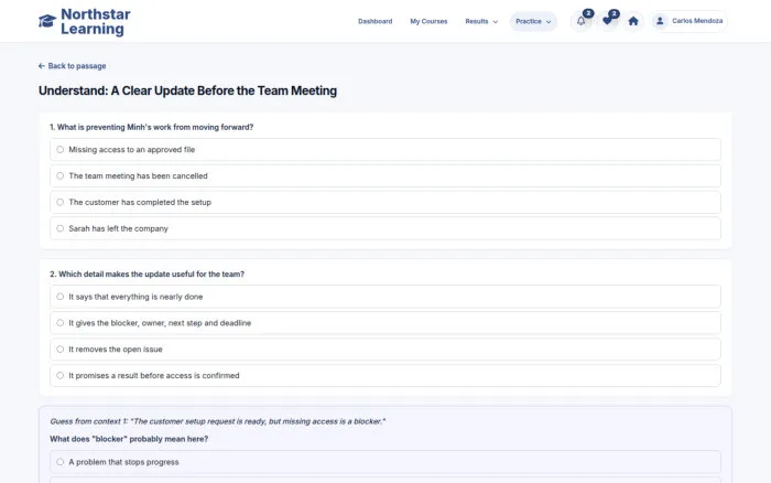 Understand: A Clear Update Before the Team Meeting
