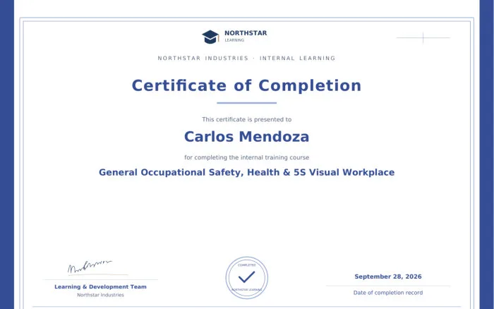 Certificate 26499112B5 · issued PDF (first page)