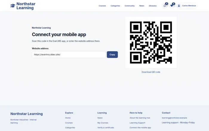Connect your mobile app
