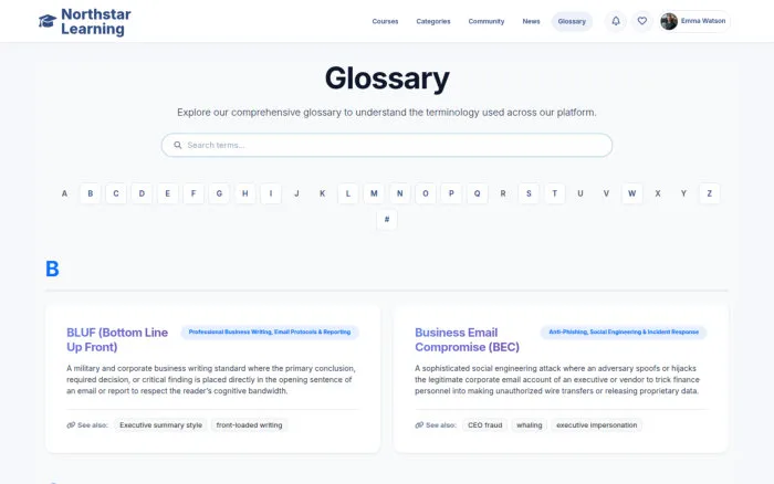 Glossary