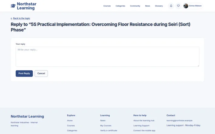 Reply to “5S Practical Implementation: Overcoming Floor Resistance during Seiri (Sort) Phase”