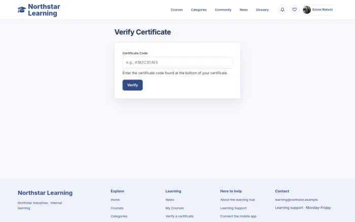 Verify Certificate