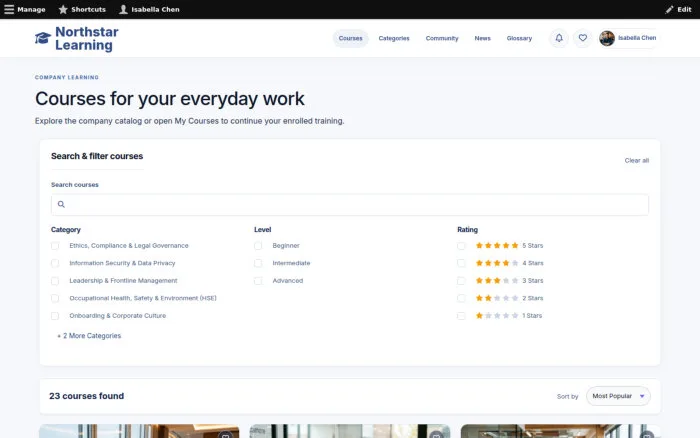 Courses for your everyday work