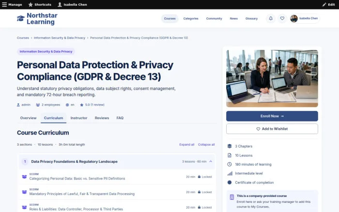 Personal Data Protection & Privacy Compliance (GDPR & Decree 13)