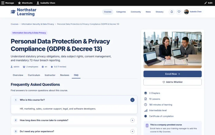 Personal Data Protection & Privacy Compliance (GDPR & Decree 13)