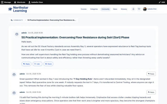 5S Practical Implementation: Overcoming Floor Resistance during Seiri (Sort) Phase