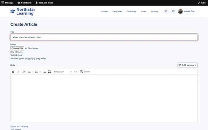 Create Article