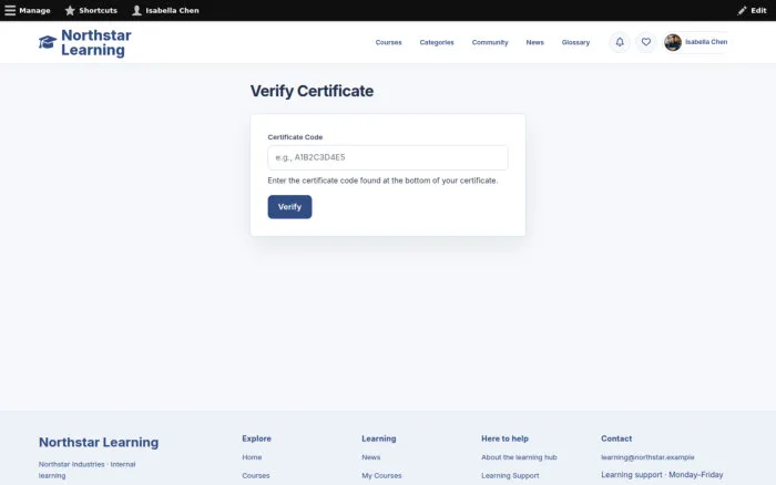 Verify Certificate