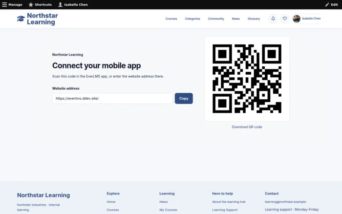 Connect your mobile app