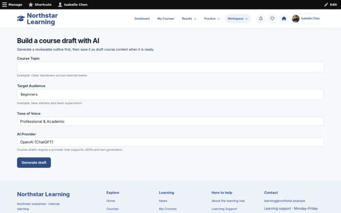 Build Course with AI