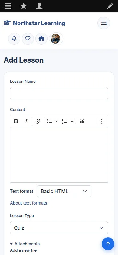 Add Lesson