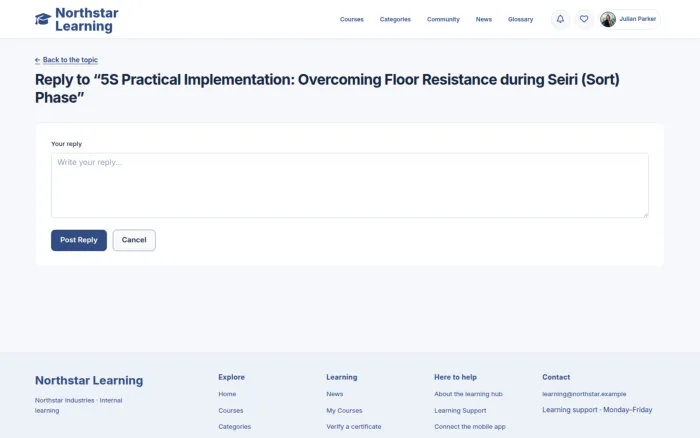 Reply to “5S Practical Implementation: Overcoming Floor Resistance during Seiri (Sort) Phase”