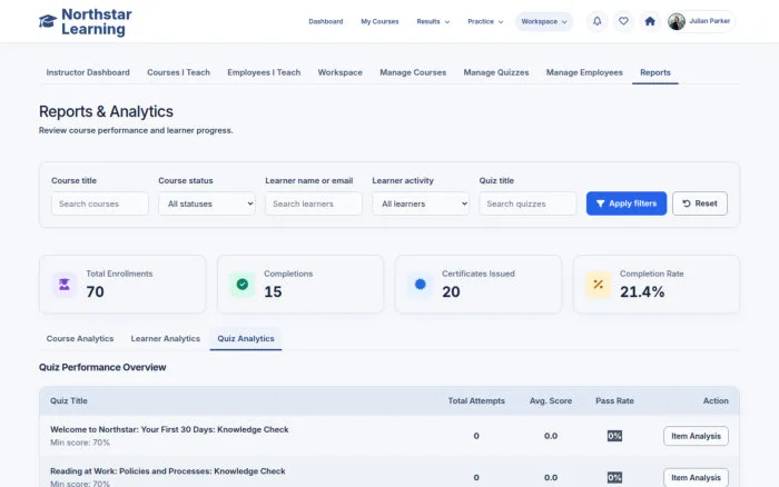 Reports & Analytics