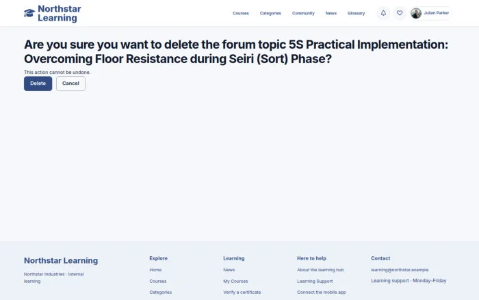 Are you sure you want to delete the forum topic 5S Practical Implementation: Overcoming Floor Resistance during Seiri (Sort) Phase?