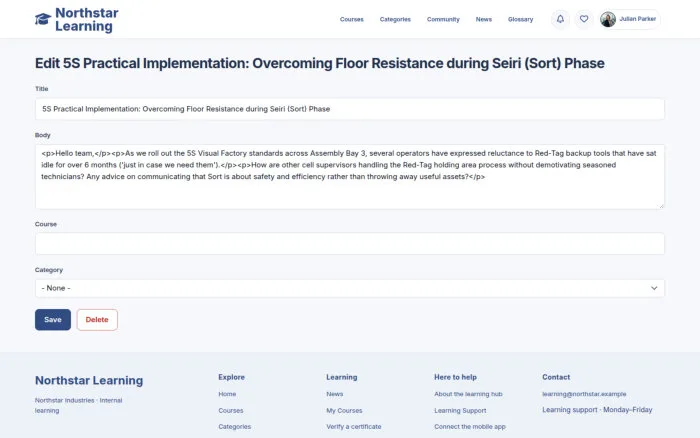 Edit 5S Practical Implementation: Overcoming Floor Resistance during Seiri (Sort) Phase