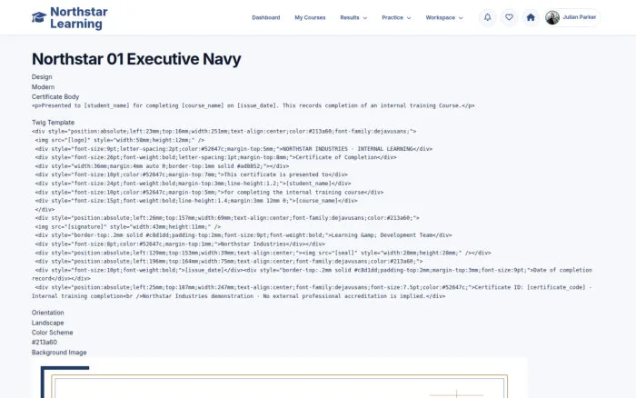 Northstar 01 Executive Navy