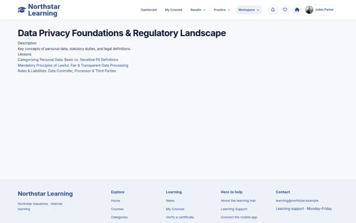 Data Privacy Foundations & Regulatory Landscape