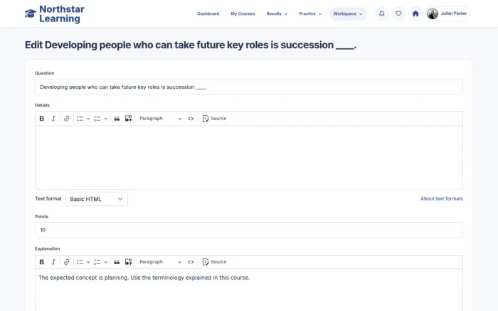 Edit Developing people who can take future key roles is succession ____.