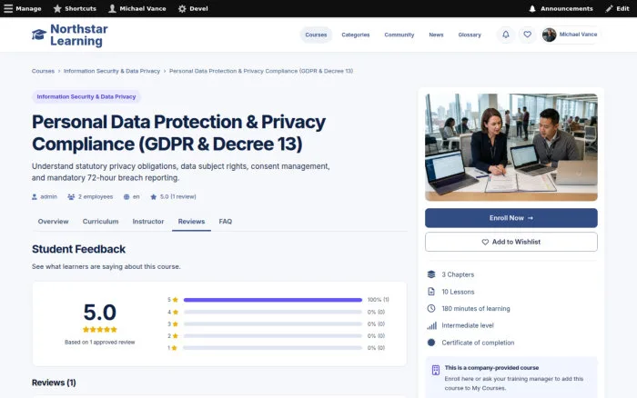 Personal Data Protection & Privacy Compliance (GDPR & Decree 13)