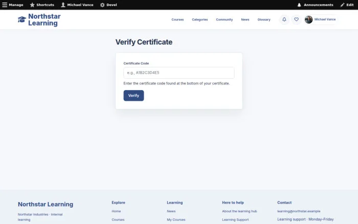 Verify Certificate