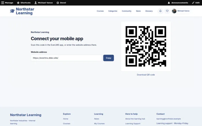 Connect your mobile app