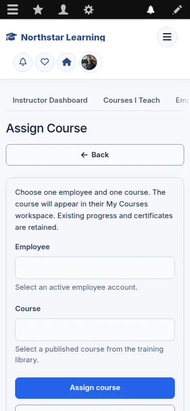 Assign Course