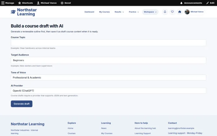 Build Course with AI