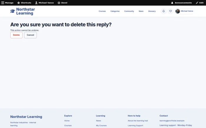 Are you sure you want to delete this reply?