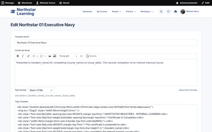 Edit Northstar 01 Executive Navy