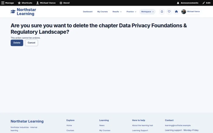 Are you sure you want to delete the chapter Data Privacy Foundations & Regulatory Landscape?