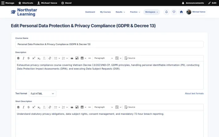 Edit Personal Data Protection & Privacy Compliance (GDPR & Decree 13)