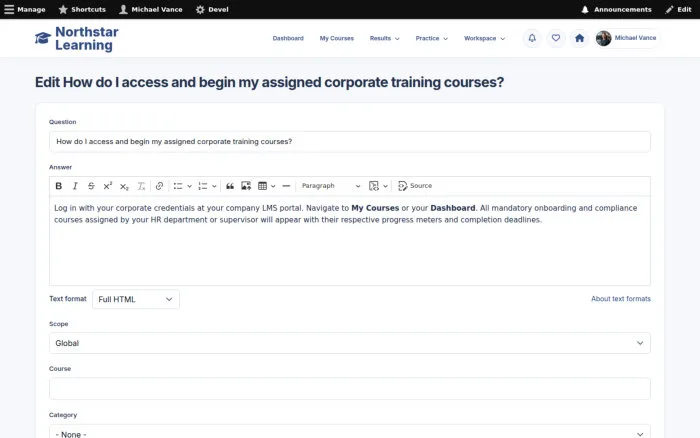 Edit How do I access and begin my assigned corporate training courses?