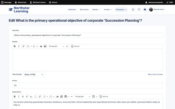 Edit What is the primary operational objective of corporate 'Succession Planning'?