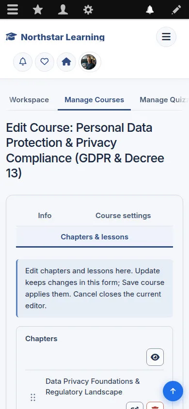Edit Course: Personal Data Protection & Privacy Compliance (GDPR & Decree 13)