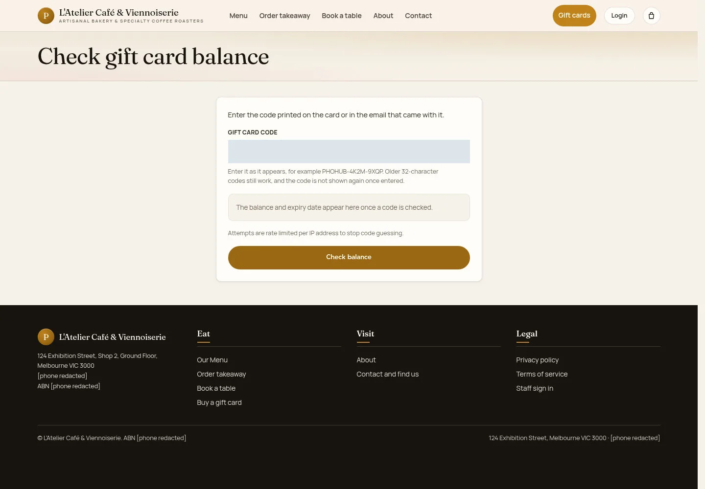 Check an existing card