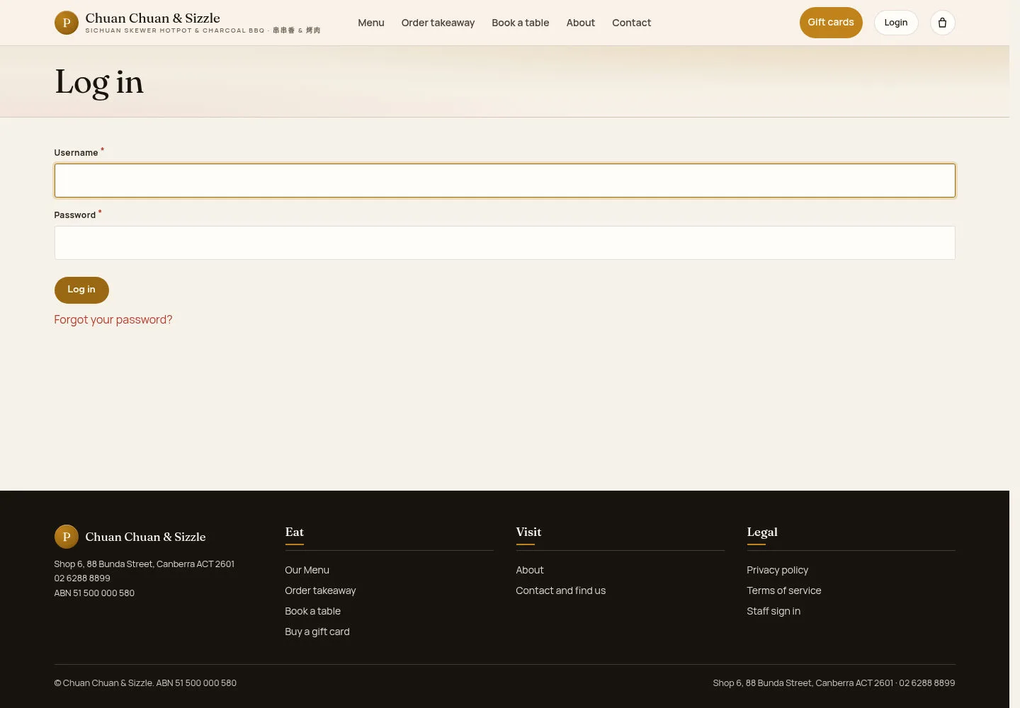 Use the alternative staff sign-in page