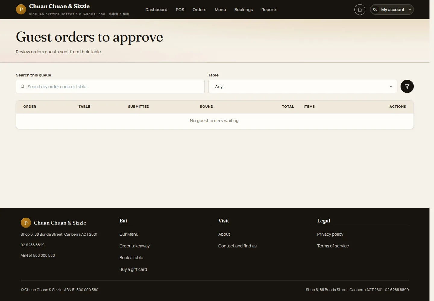 Approve guest rounds