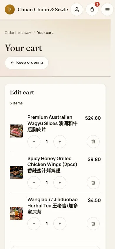 Your cart
