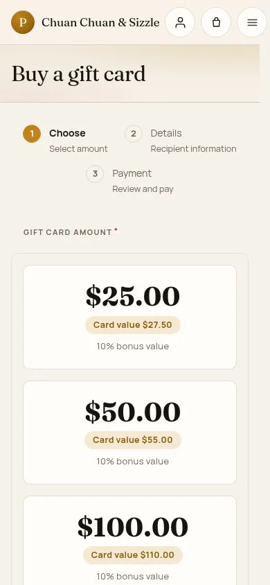 Buy a gift card