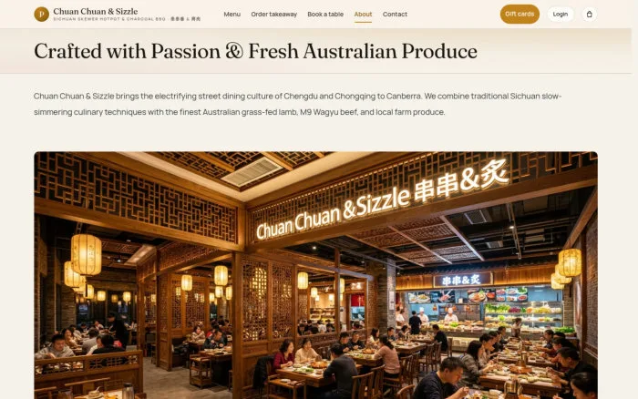 Crafted with Passion & Fresh Australian Produce
