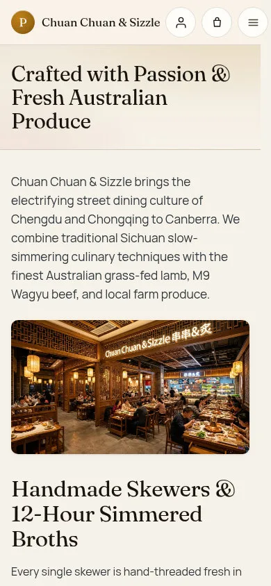 Crafted with Passion & Fresh Australian Produce