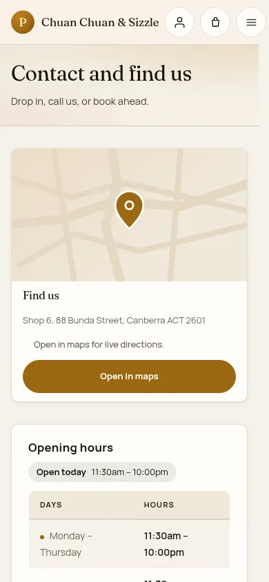 Contact and find us