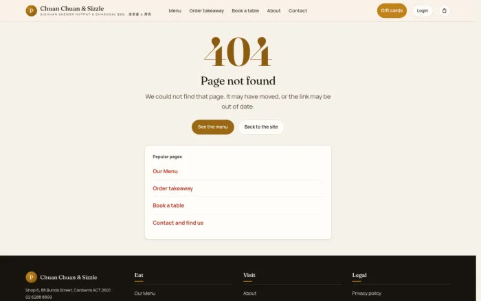 Page not found
