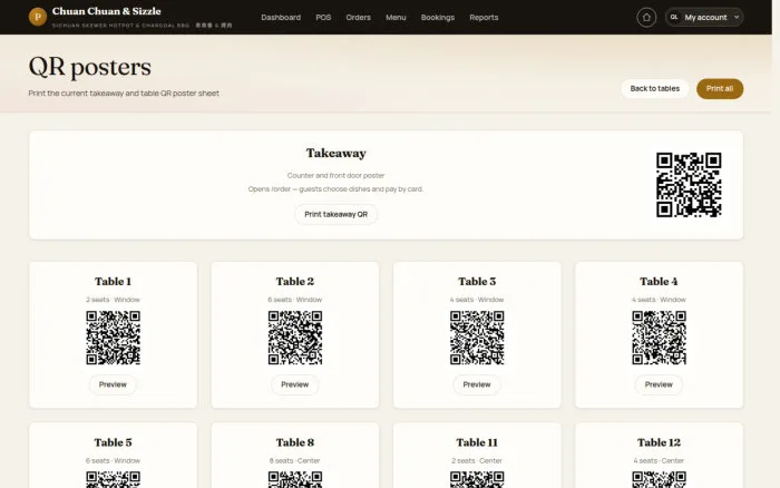 QR posters