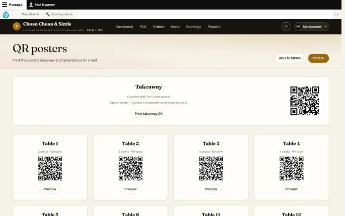 QR posters