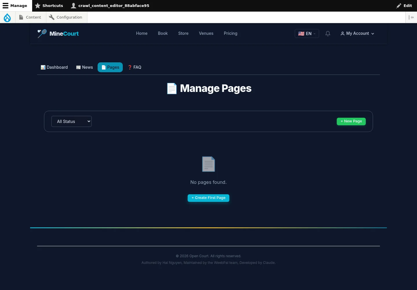 Review information pages