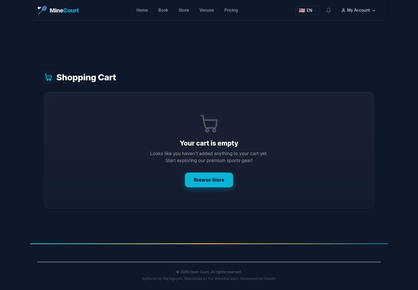 Review the cart